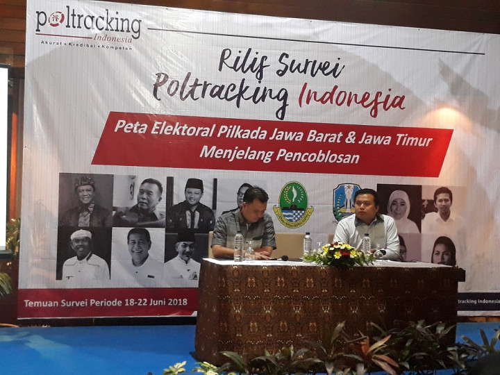 Poltracking: Khofifah-Emil Unggul