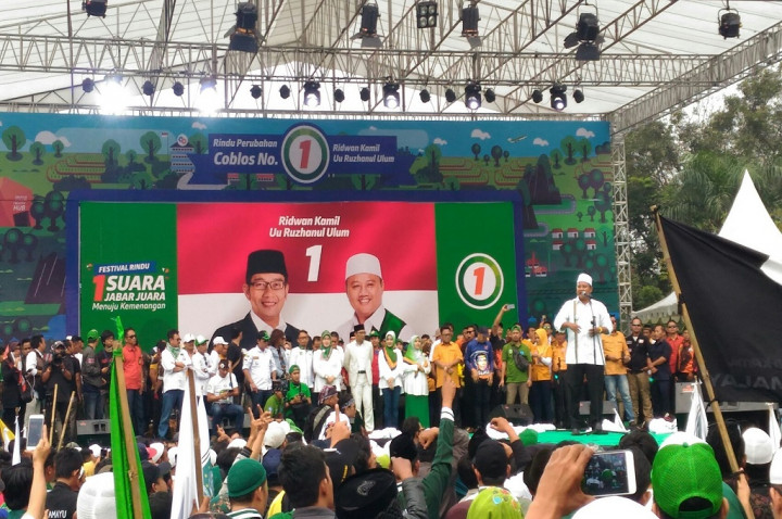 Gebrakan Uu Ruzhanul Ulum dalam Kampanye Terakhir