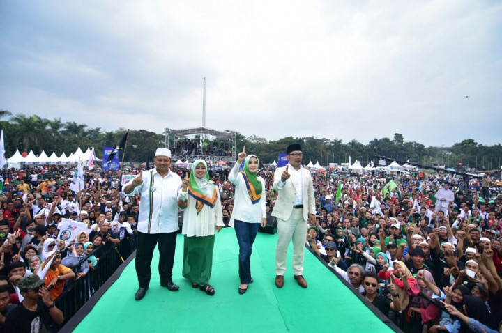 Jelang Pencoblosan, RK-Uu Ruzhanul Optimistis Menang