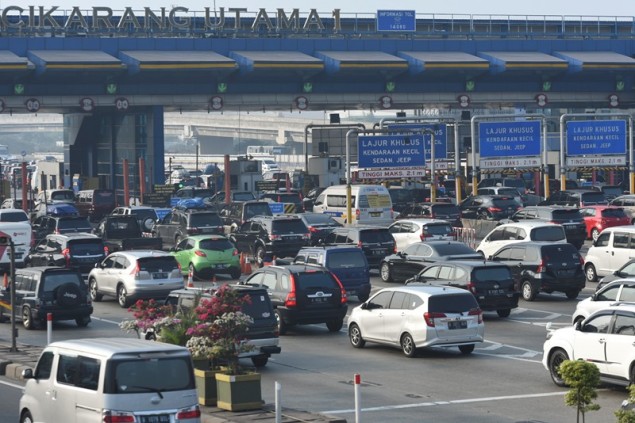 751 Ribu Kendaraan Arah Jakarta Lewati Cikarang Utama