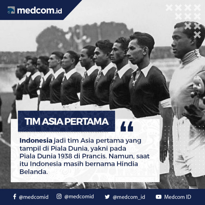 Indonesia Wakil Pertama Asia di Piala Dunia