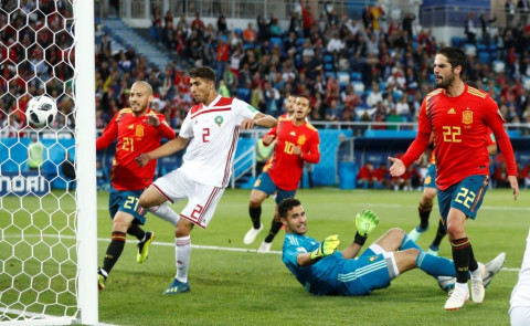 Kemenangan Maroko Raib di <i>Injury Time</i>, Spanyol Lolos 16 Besar