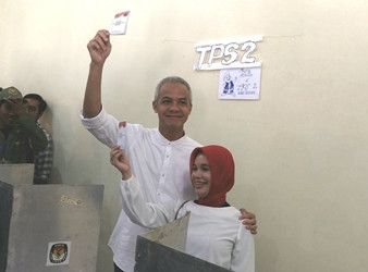 Ganjar Bangga Pilgub Jateng Aman