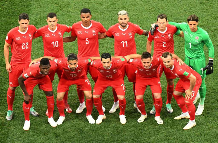 Kontra Swedia, Swiss Tanpa Diperkuat Dua Pemain Pilarnya