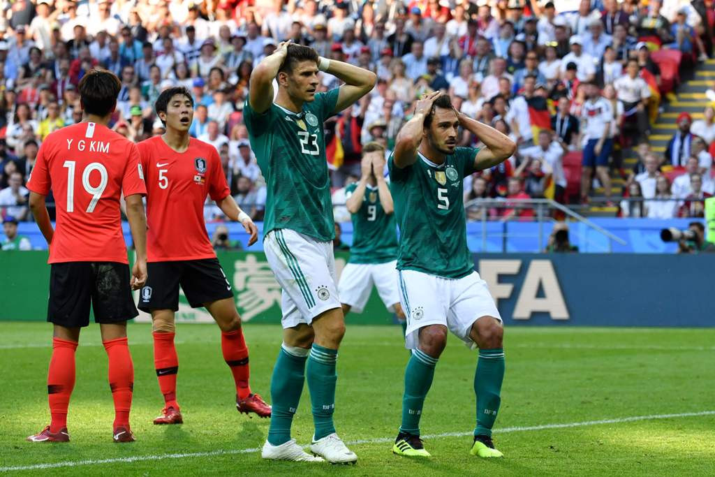 Korea Selatan sukses mempecundangi Jerman dengan skor 2-0. (Foto: AFP PHOTO / SAEED KHAN)