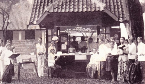 Agen buku Balai Poestaka 1920. (Istimewa)