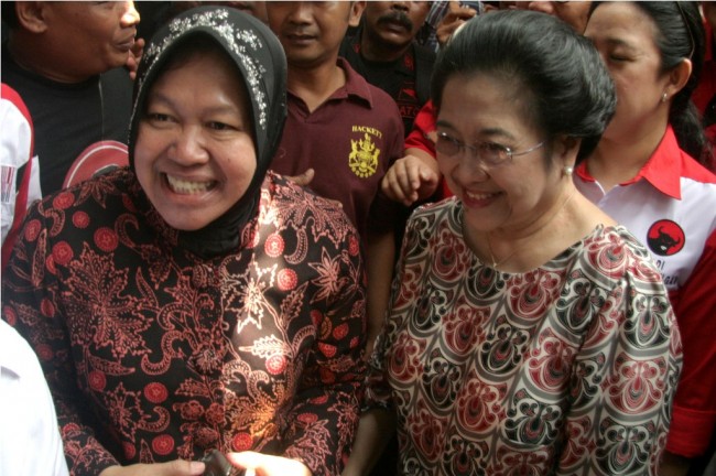 Risma Laporkan Kejanggalan Pilkada Jatim ke Megawati