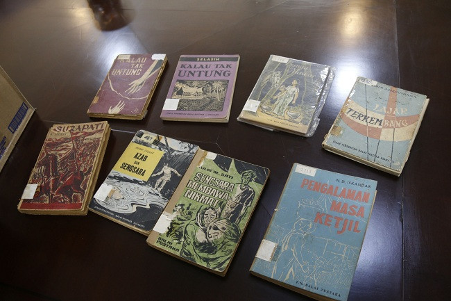 Koleksi lawas buku terbitan Balai Pustaka. (MI)