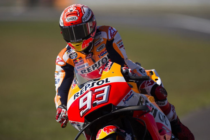 Gagal di <i>FP2</i> , Marquez Tetap Dipuji Rossi