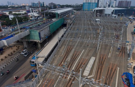 Kebakaran di Proyek MRT Lebak Bulus Akibat Korsleting Listrik