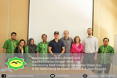 Aktor Matt Damon Berkunjung ke Indonesia