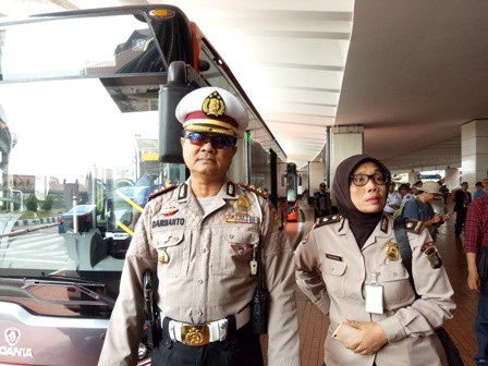 Polisi Simulasikan Waktu Tempuh Atlet