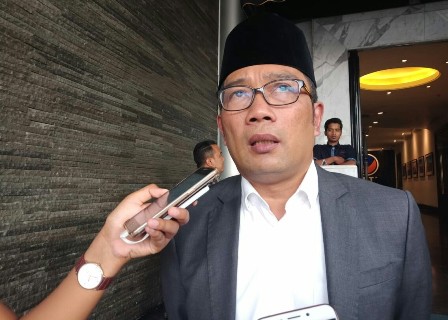 Ridwan Kamil Laporkan Hasil Pilgub Jabar kepada Surya Paloh