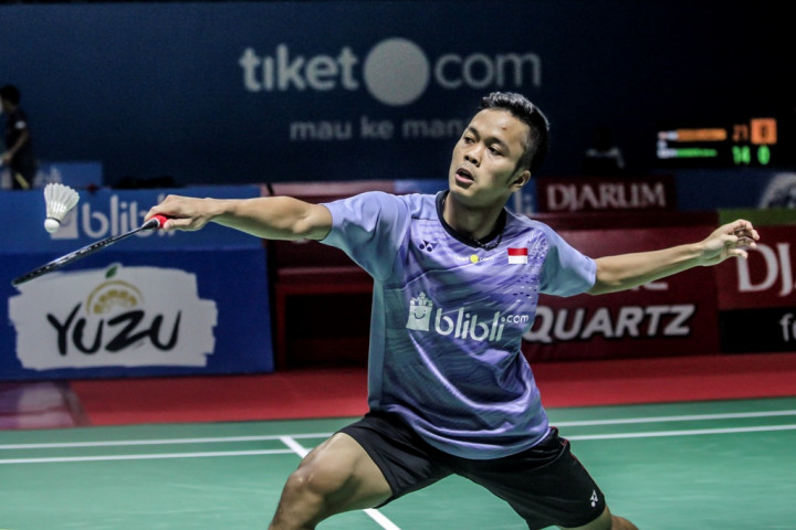 Anthony Ginting Tak Berdaya di Tangan Kento Momota