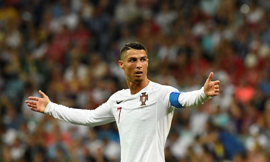 Cristiano Ronaldo saat membela Timnas Portugal di Piala Dunia 2018 (Foto: AFP PHOTO / Jonathan NACKSTRAND)