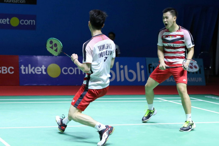 Menang Mudah atas Malaysia, Marcus/Kevin Pastikan Tiket Permpat Final