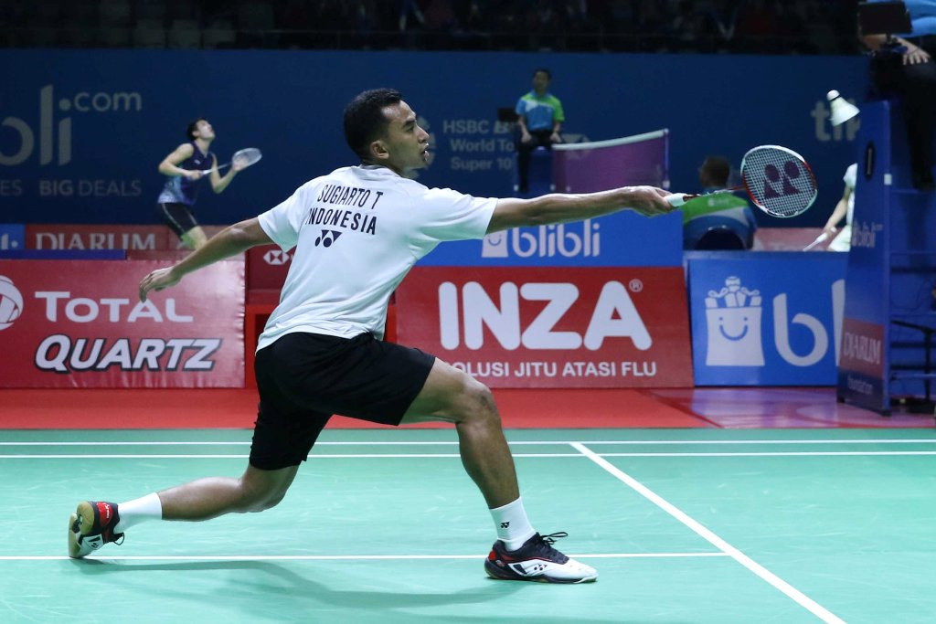 Tunggal putra Indonesia Tommy Sugiarto (Foto: Humas PBSI)