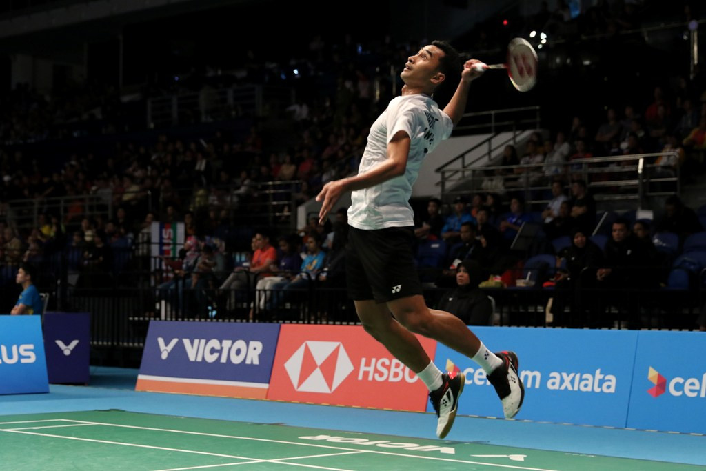 Tunggal putra Indonesia Tommy Sugiarto (Foto: Humas PBSI)