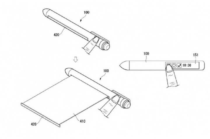 LG Patenkan Pena Cerdas Layar Fleksibel