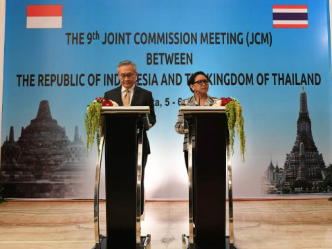 Pertemuan antara Menteri Luar Negeri Retno Marsudi dan Menlu