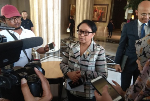 Menlu Retno Marsudi berikan keterangan mengenai pertemuan JCM