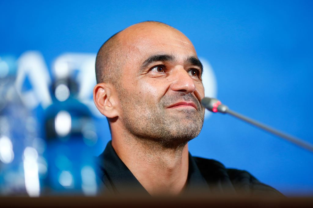 Pelatih Belgia Roberto Martinez. (Foto: AFP/Benjamin Cremel)