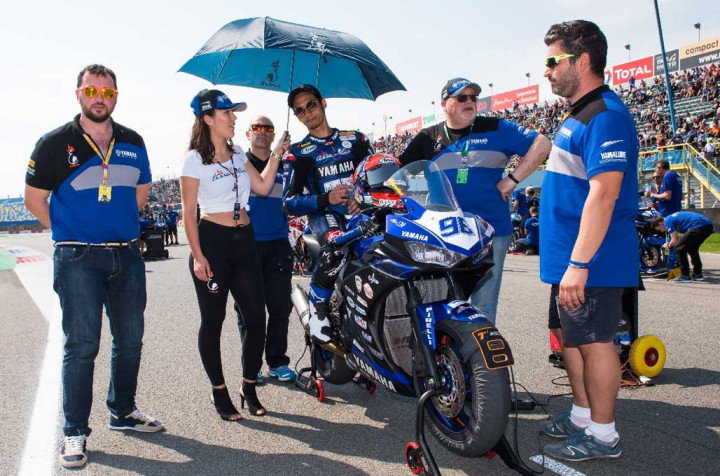 Imanuel Pratna Target Podium di WSSP300 Misano