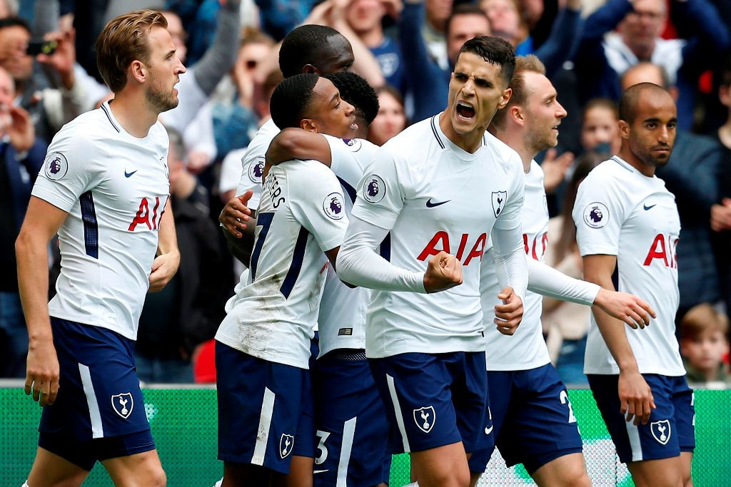 Skuat Tottenham. (Foto: AFP PHOTO / Ian KINGTON)