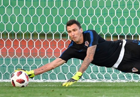 Jelang Hadapi Inggris, Mandzukic Menjelma jadi Kiper