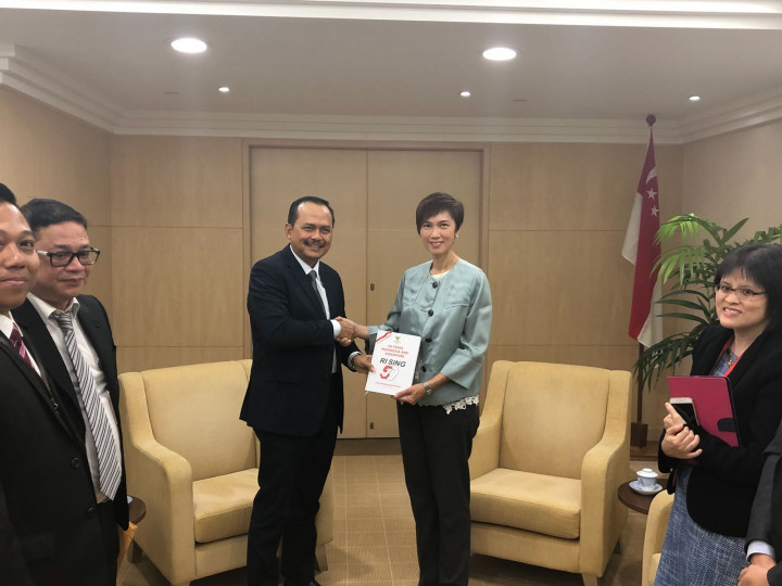 Dubes RI Bahas Perlindungan TKI dengan Kemenaker Singapura