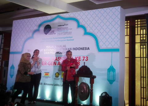 Ketua Umum IMK Supangkat Iwan Santoso (baju merah). Medcom/Suci.