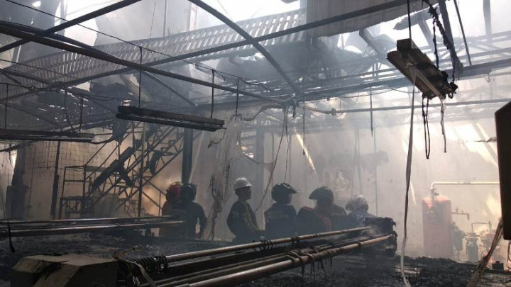 Pabrik Textil di Pekalongan Terbakar