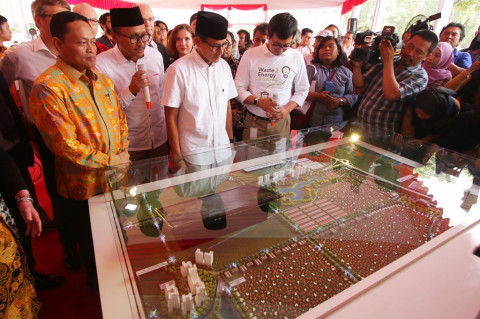 Ilustrasi maket ITF Sunter - ANT/Rivan Awal Lingga.