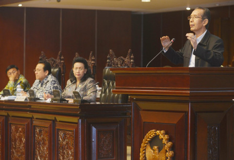 Pimpinan KPK Periode 2011-2015, Zulkarnain (kanan). Foto: MI/M