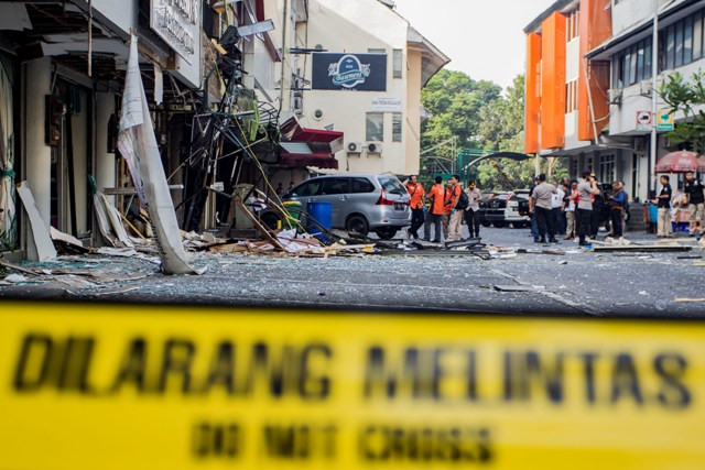 11 Ruko Rusak Akibat Ledakan di Grand Wijaya