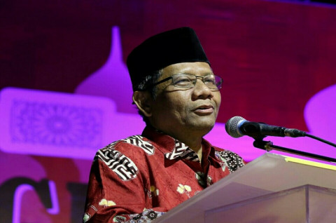 Eks Ketua MK Mahfud MD/Medcom.id/Phytag Kurniati