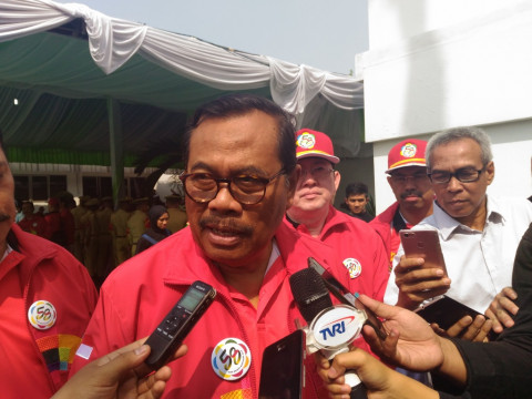 Jaksa Agung M Prasetyo di pekan olahraga Hari Bhakti Adhyaksa