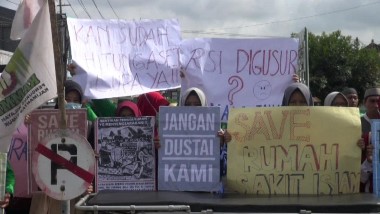 Karyawan RS Islam Samarinda Tolak Kosongkan Lahan