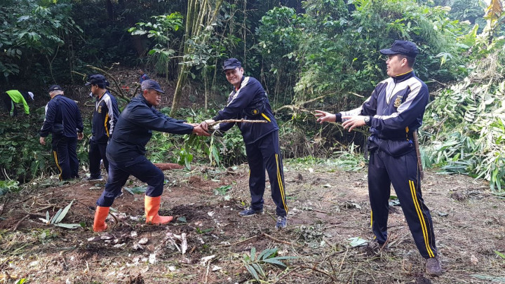 Sespim Polri Bangun Bendungan Air Minum di Lembang