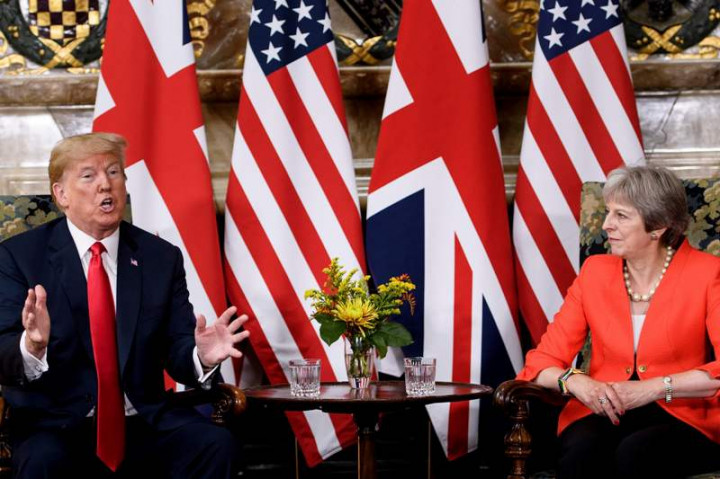 Usai Serang PM May, Trump Sebut Hubungan Kuat dengan Inggris