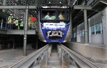 Gardu MRT Taman Sambas Mulai Dialiri Listrik