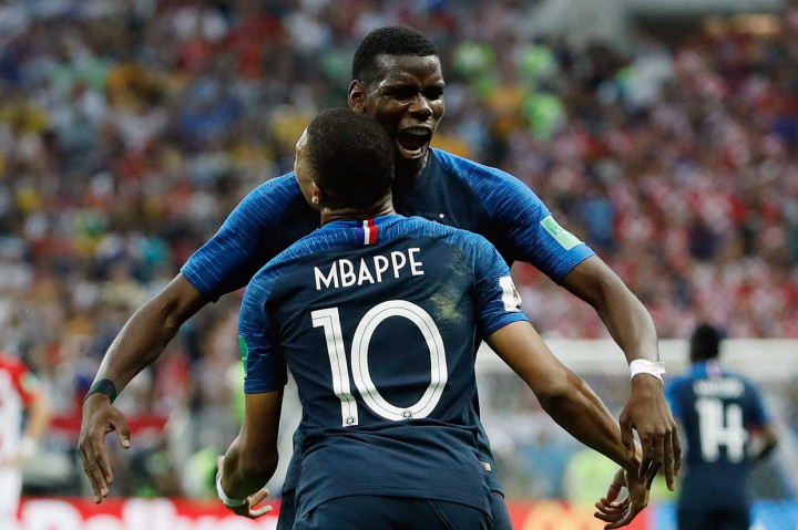 Prancis Tundukkan Kroasia 4-2