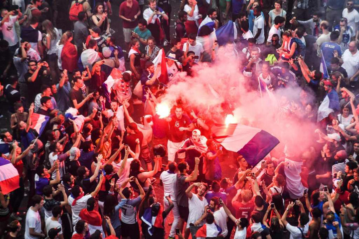 Dua Suporter Tewas usai Prancis Juara Piala Dunia