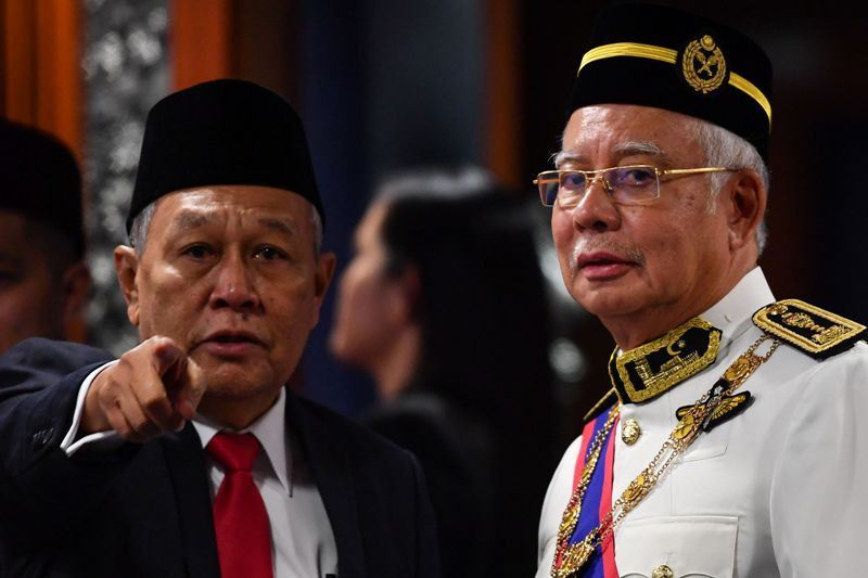 Mantan Perdana Menteri Malaysia Najib Razak yang kini menjadi anggota parlemen oposisi (Foto: AFP).