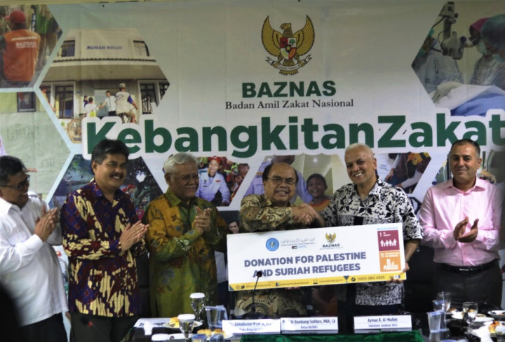 BAZNAS Gandeng NGO Jordania Bantu Palestina