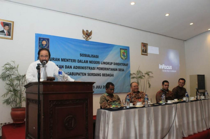 Surya Paloh: Pembangunan Desa Butuh Peran Media