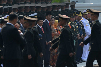 724 Perwira TNI-Polri Dilantik Jokowi