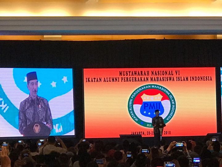 Presiden Buka Munas VI IKA PMII