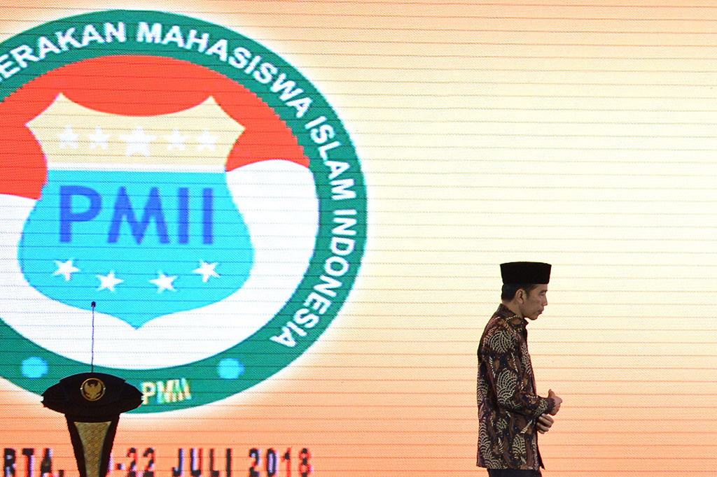 Jokowi Buka Munas VI Ikatan Alumni PMII