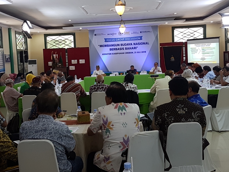 Forum Group Discussion (FGD) dengan tema Membangun Budaya Nasional Berbasis Bahari di Cirebon. Medcom.id/Ahmad Rofahan